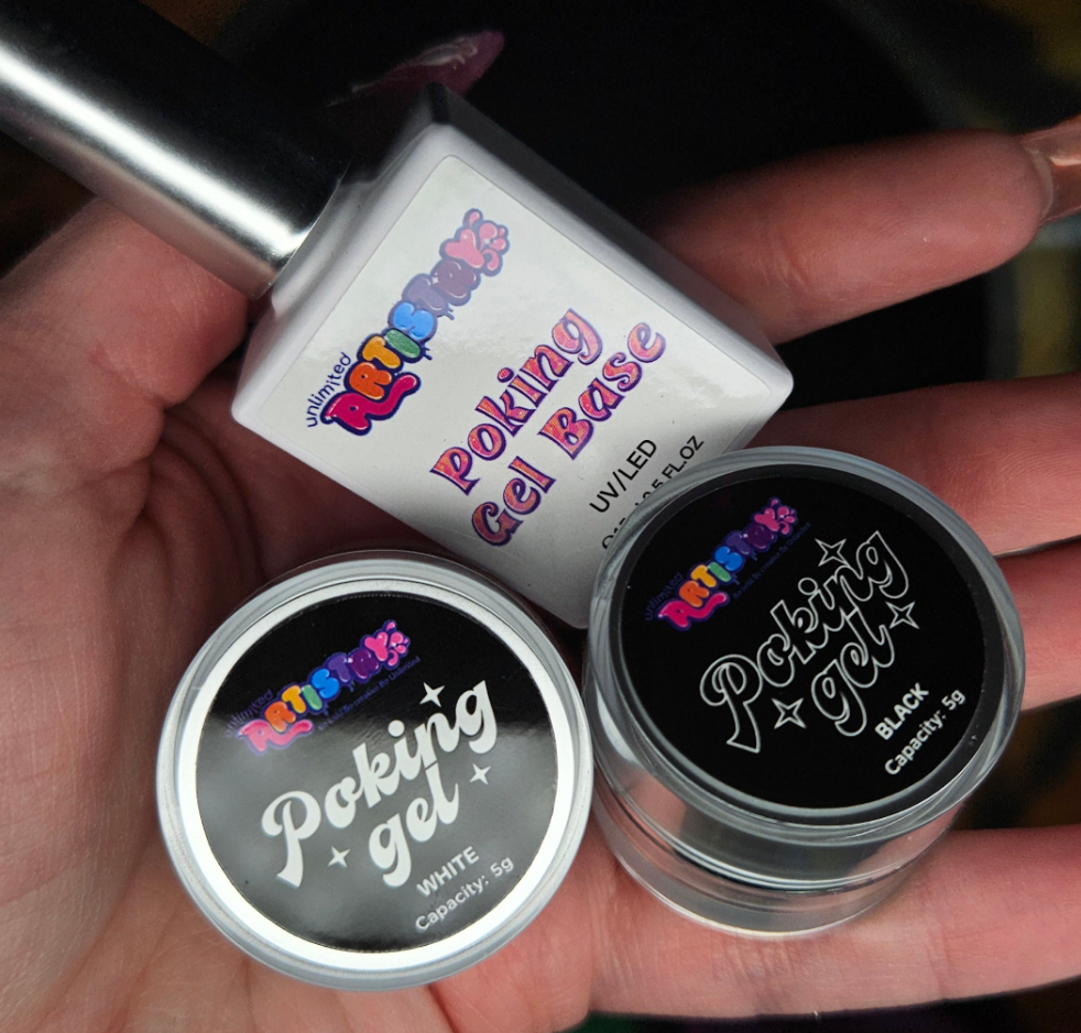 Poking Gel Set | Black & White