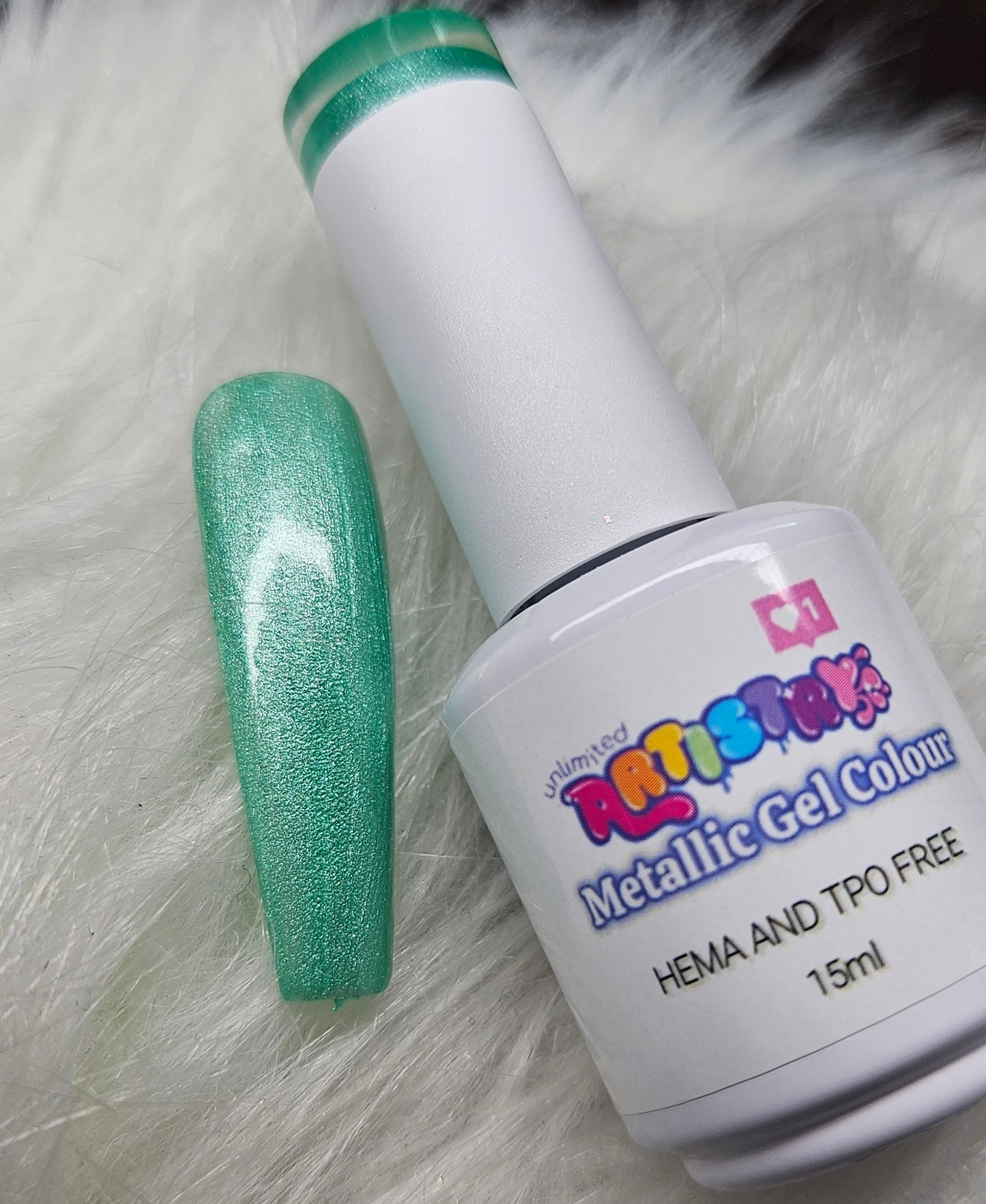 Mint Crush 002 | Metallic Gel polish