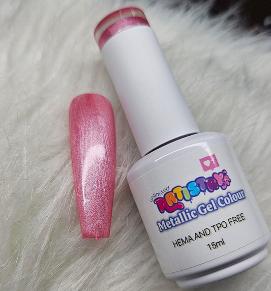 Glistening Pink 001 | Metallic Gel polish