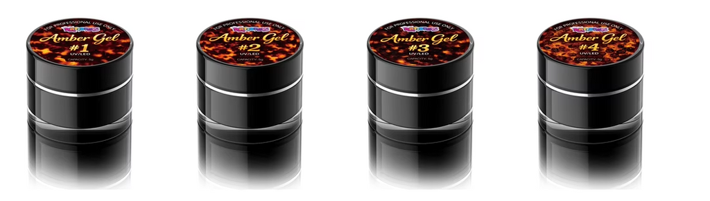 Amber Gels | 4pc