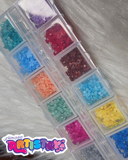 Flower embellishments | Multicoloured