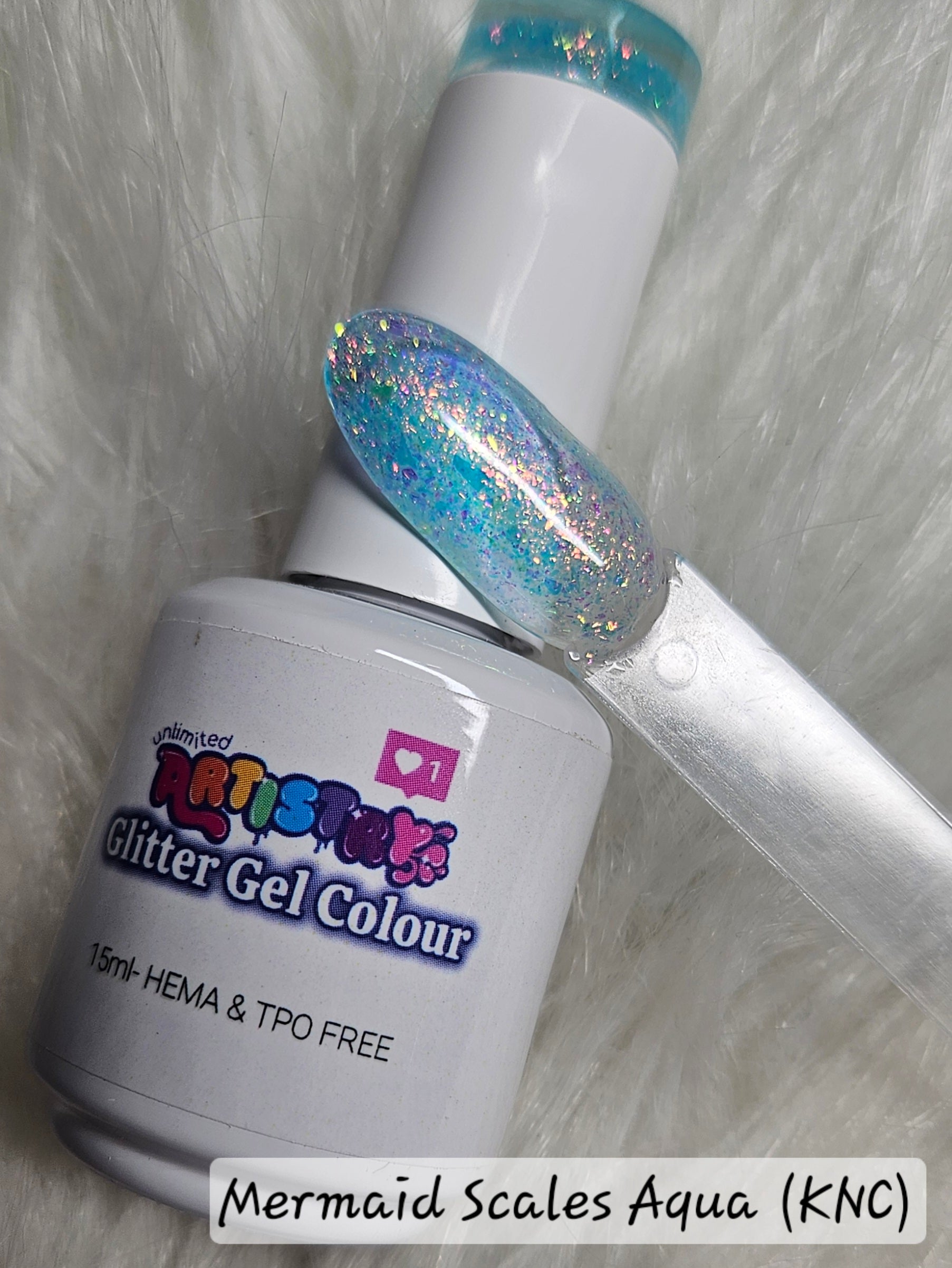 Mermaid Scales Aqua | KNC Gel Polish