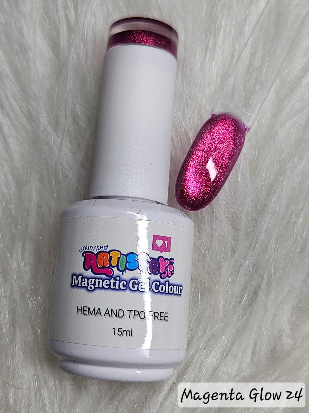 Magenta Glow 24 | Magnetic Gel Polish
