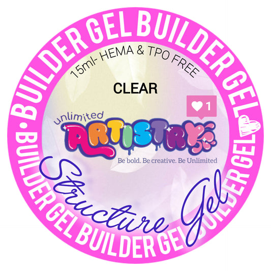 Clear Structure Gel A73|01: 15ml jar