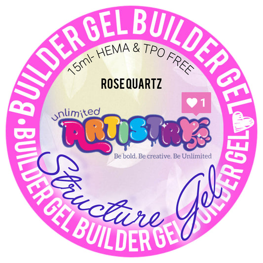 Rose Quartz Structure Gel A73|04: 15ml jar