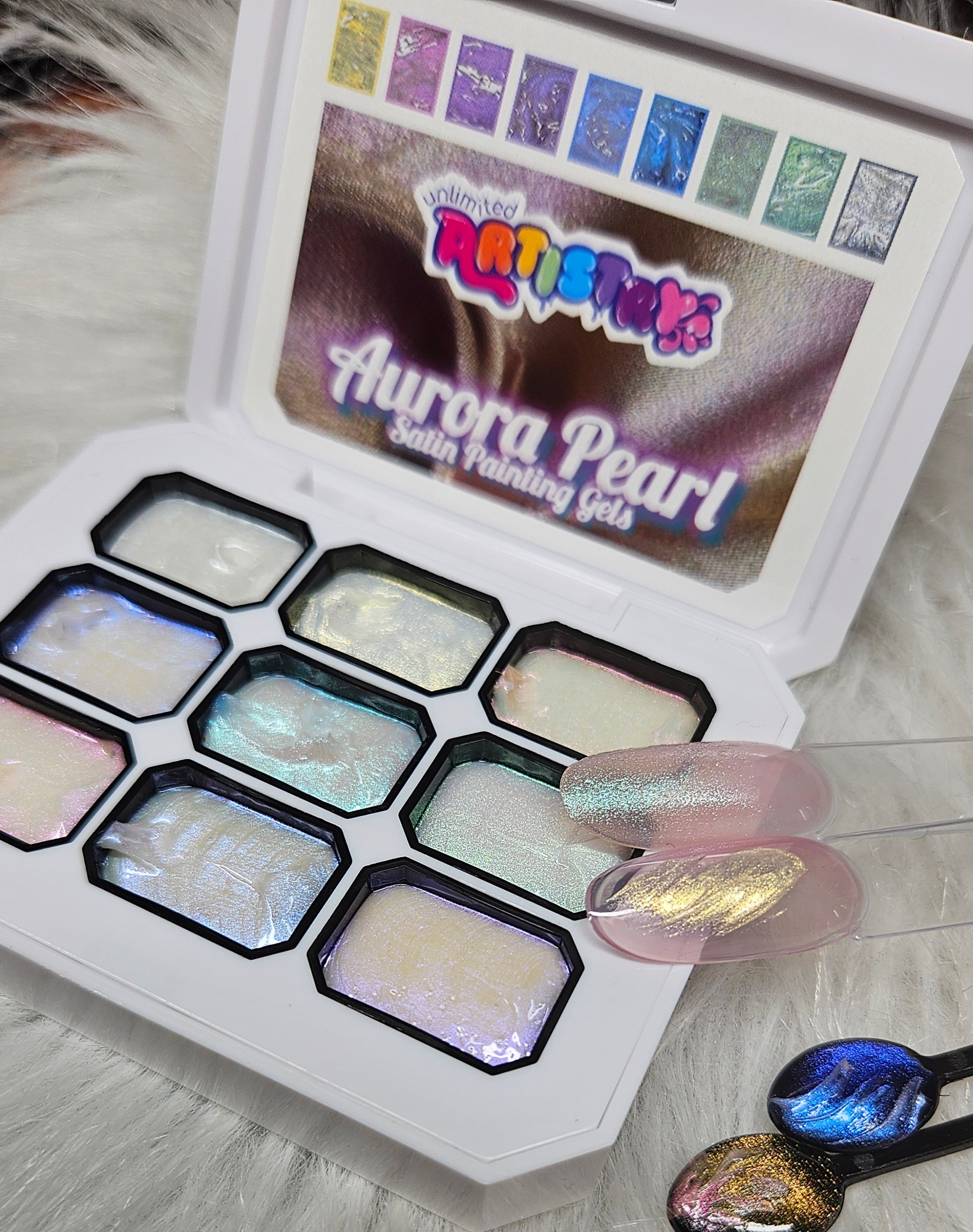 Aurora Pearl Solid Gel | 9pc palette