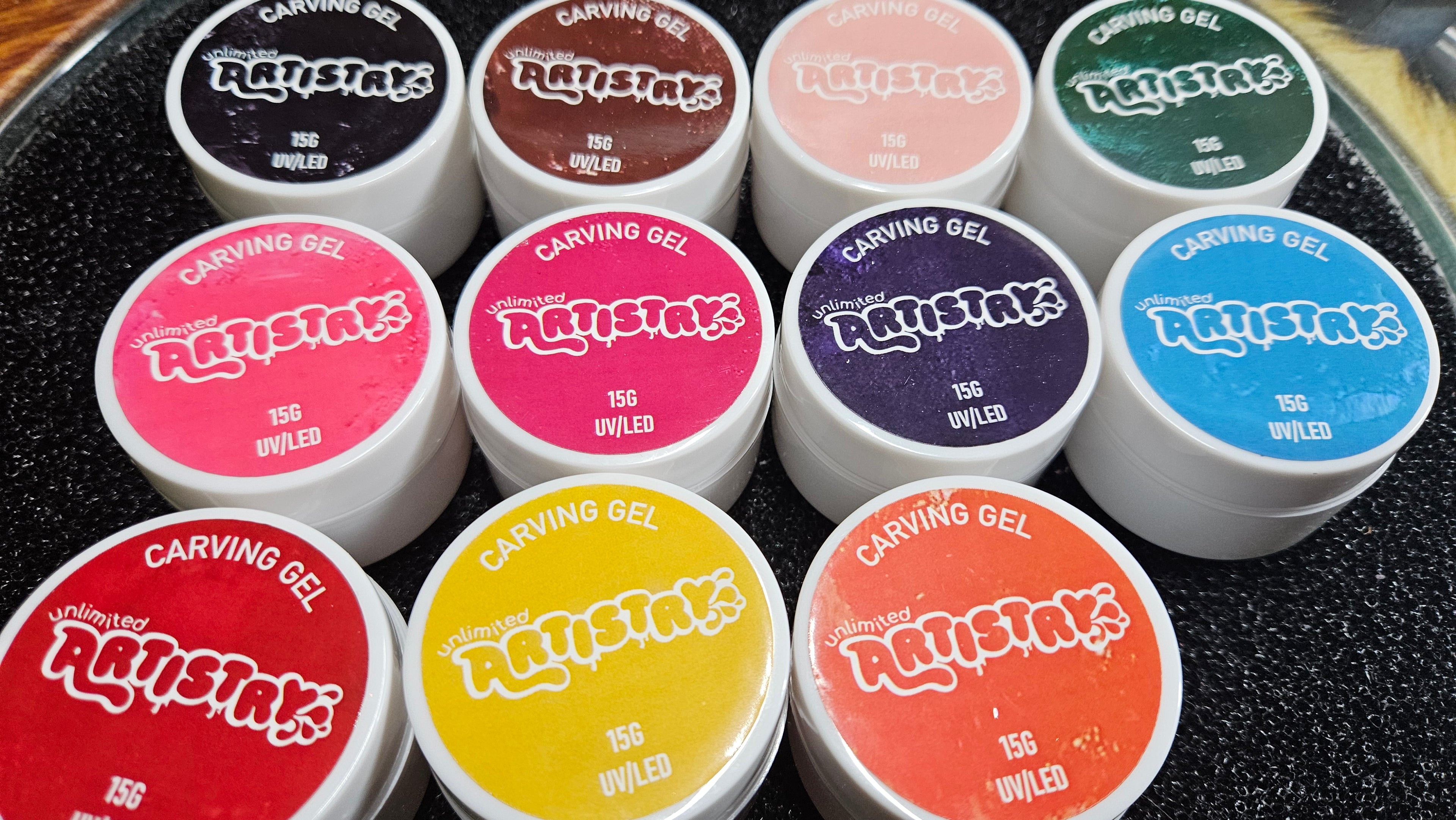 11 Peice Set | CARVING GEL 15g