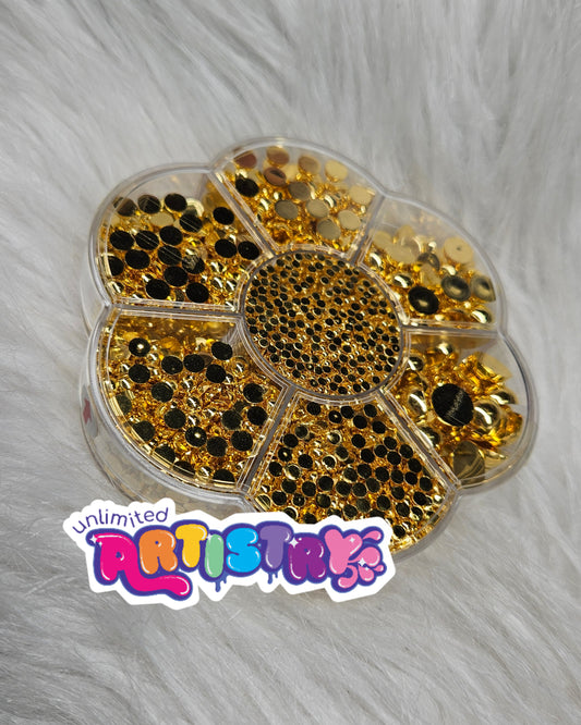 Gold pearls