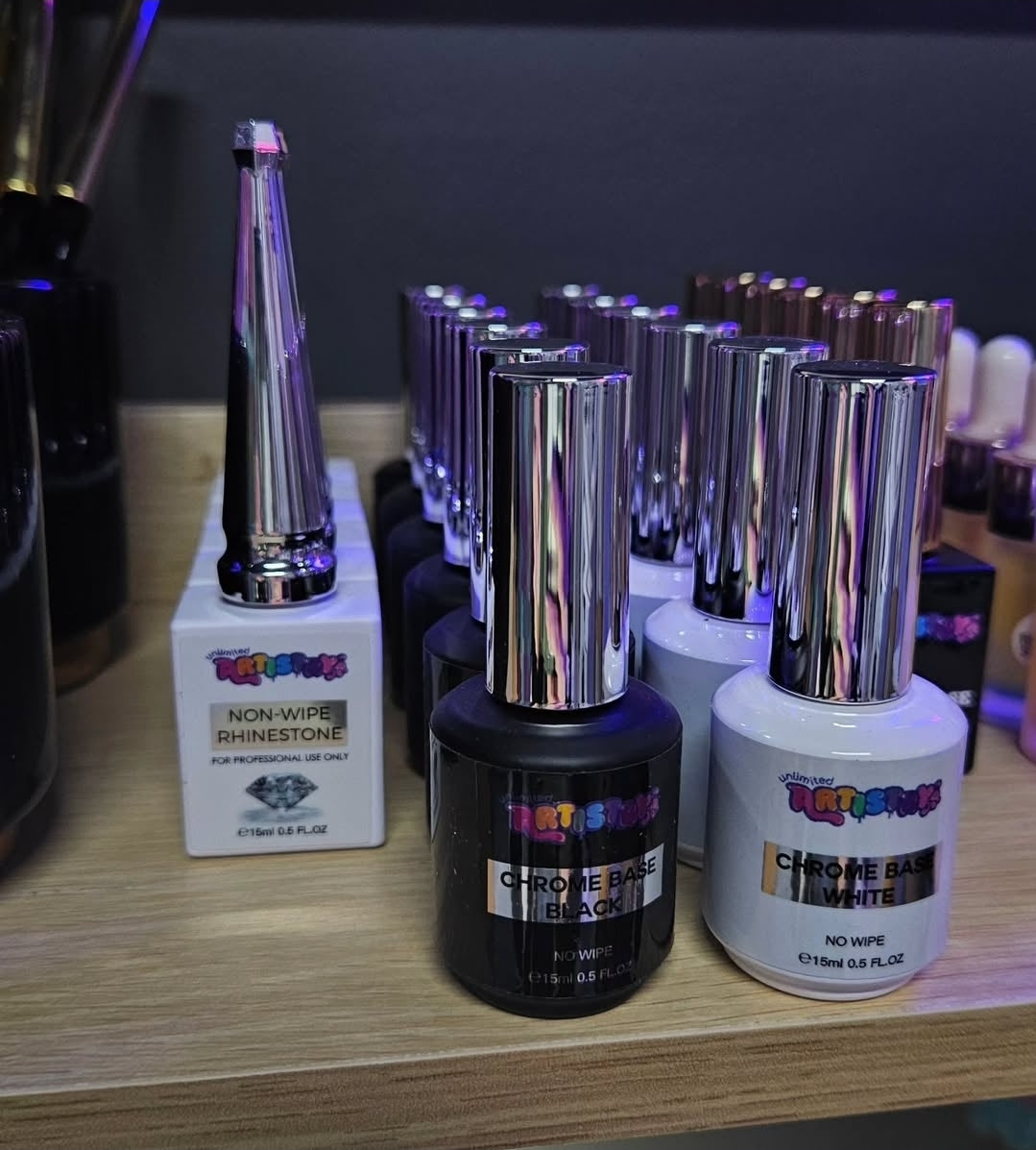 NON-WIPE RHINESTONE GEL