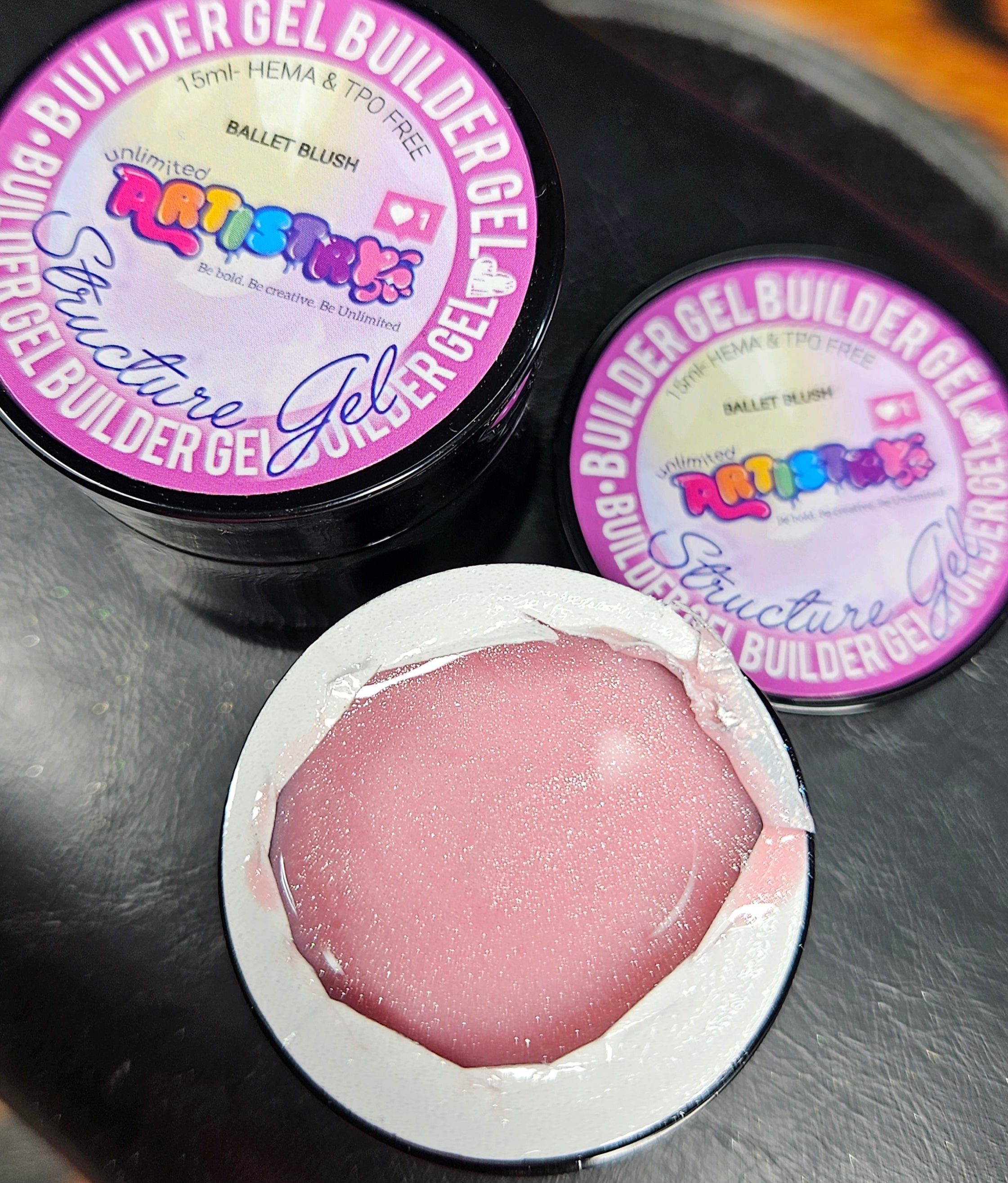 BALLET BLUSH Structure Gel: 15ml jar