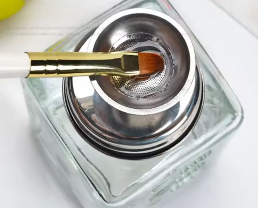 Acrylic /Alcohol Glass Dispenser Pump with Lid (180ml)