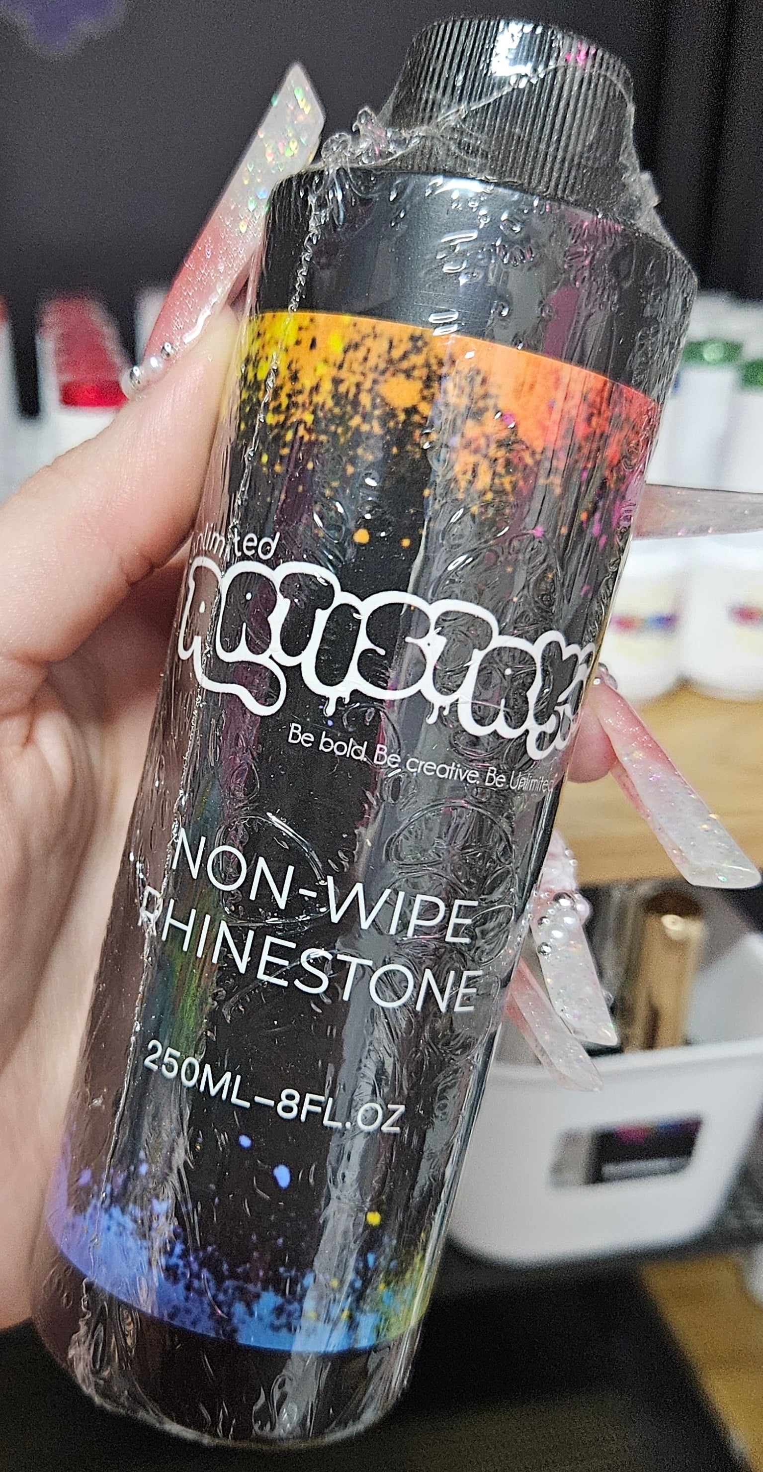 NON-WIPE RHINESTONE GEL | 250ml Refill