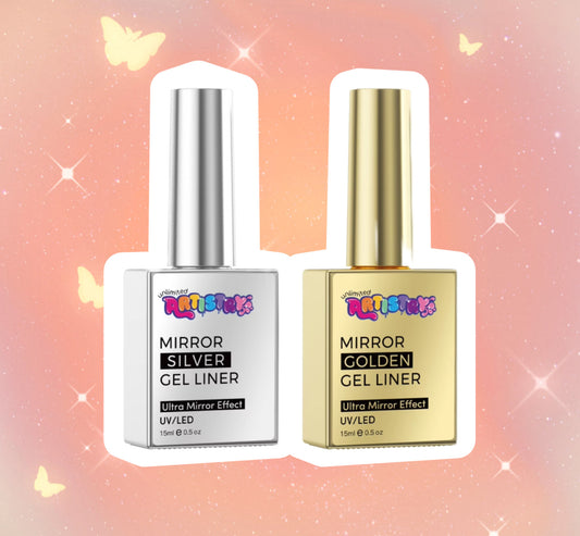 Liquid Chrome Silver & Gold Liners | 2pc