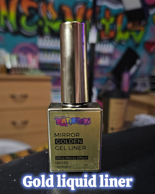 Liquid Chrome Liner | Gold