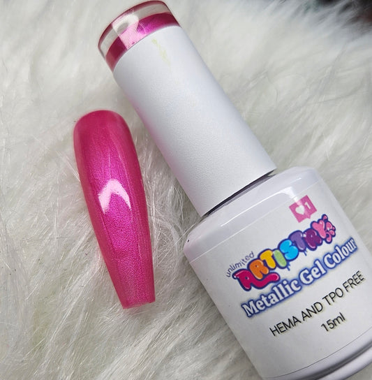 Metallic Barbie 015 | Metallic Gel polish