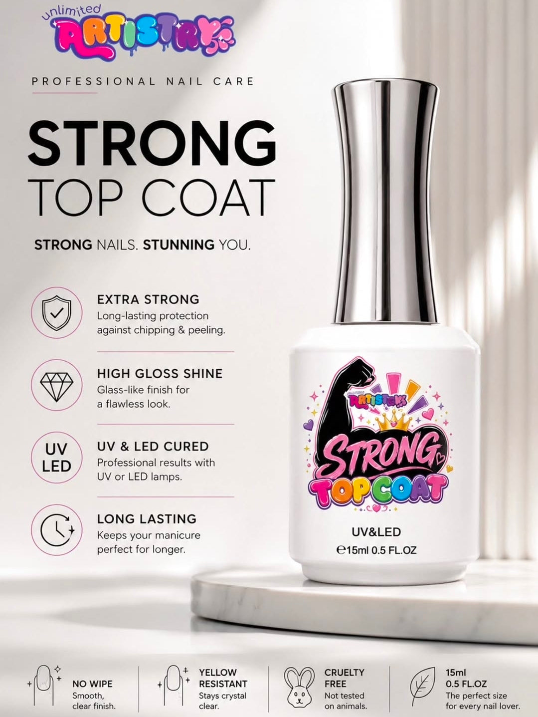 Strong Top Coat | 15ml