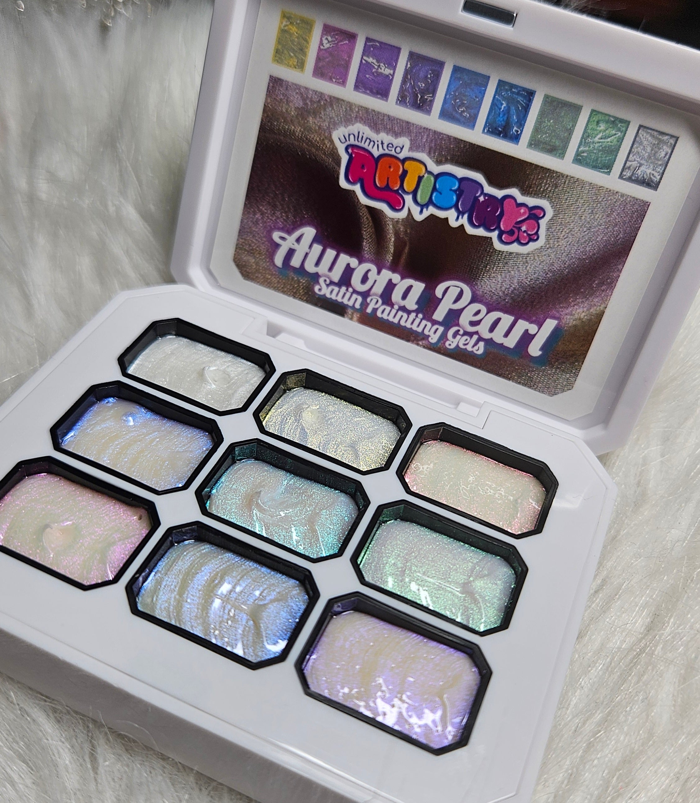 Aurora Pearl Solid Gel | 9pc palette
