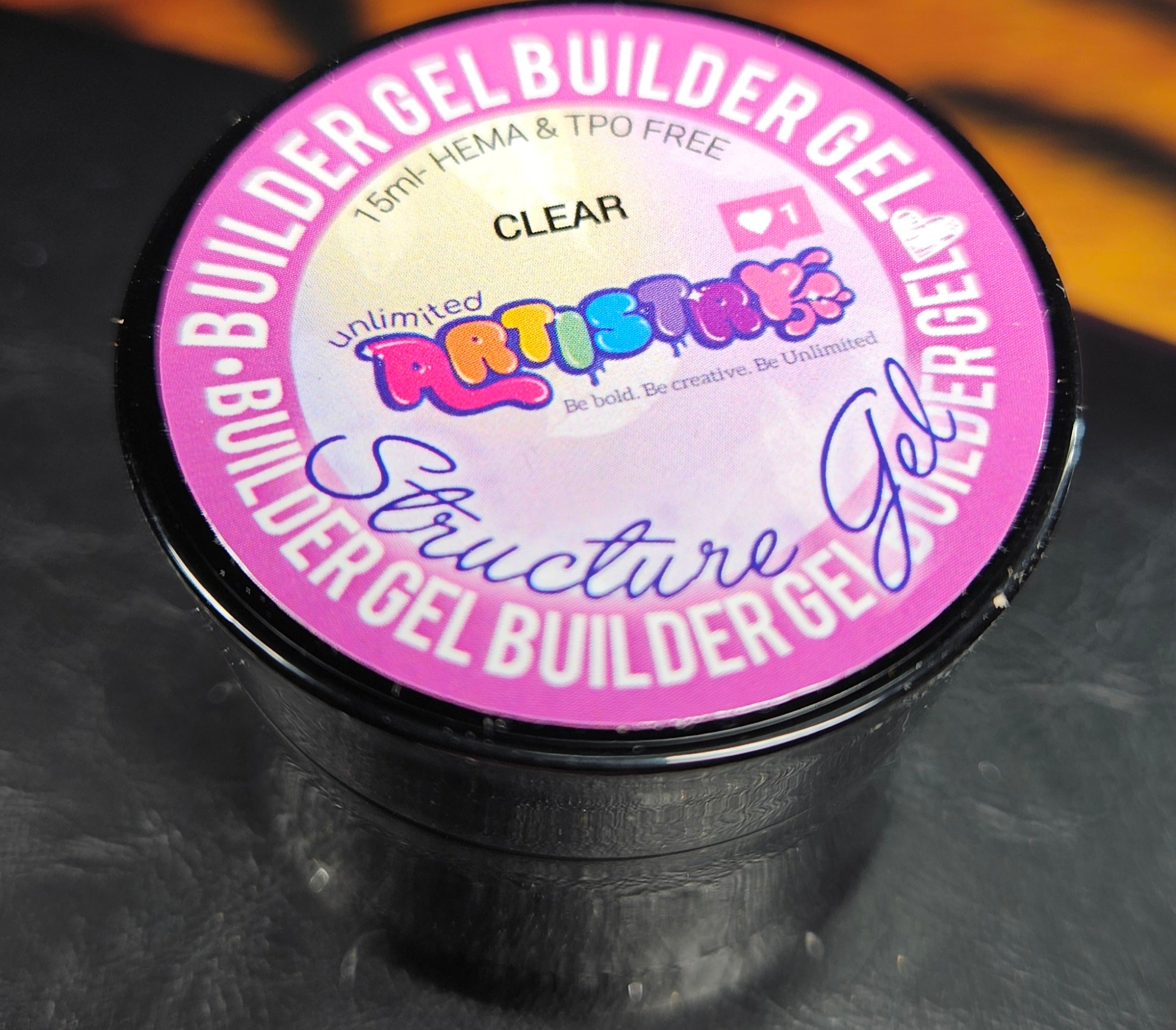 CLEAR Structure Gel A73|01: 15ml jar