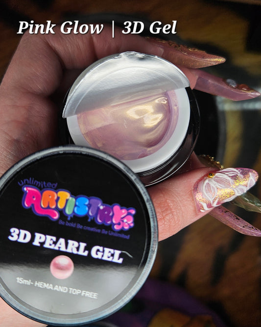 3D Gummy Gel | Pink Glow