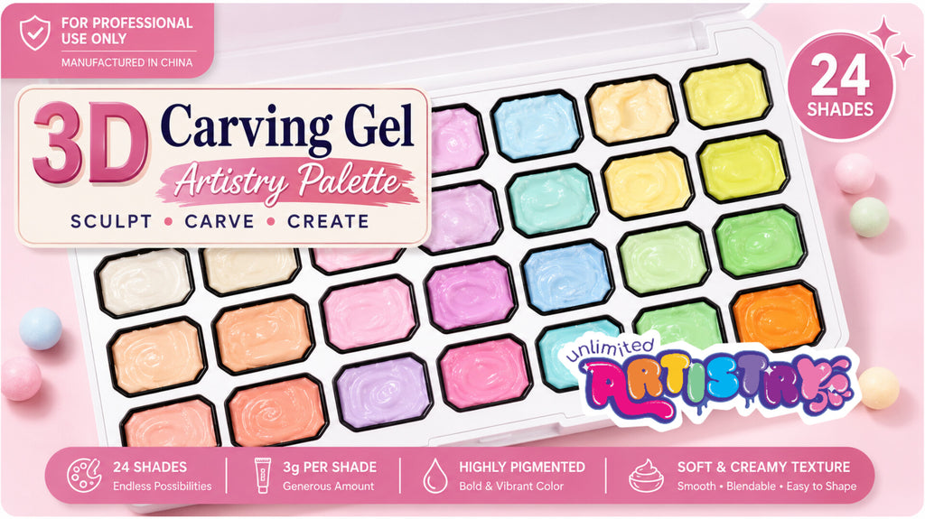 3D Carving Gel Artistry Palattes | Pastels