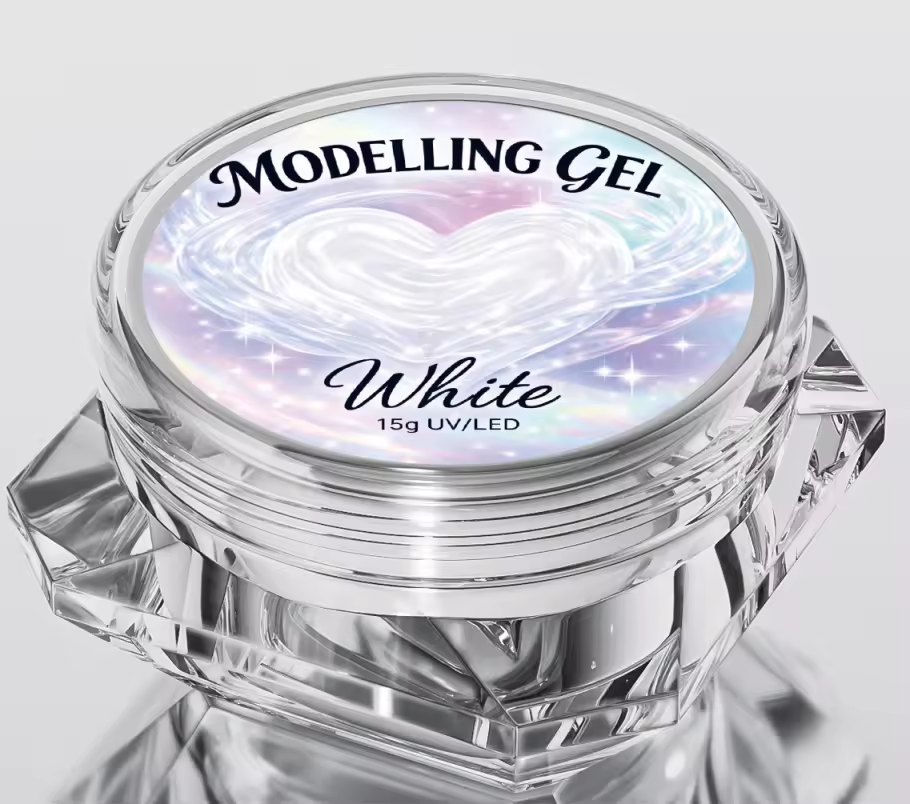 Modelling Gel: SOFT WHITE | Solid Gummy Gel 15g