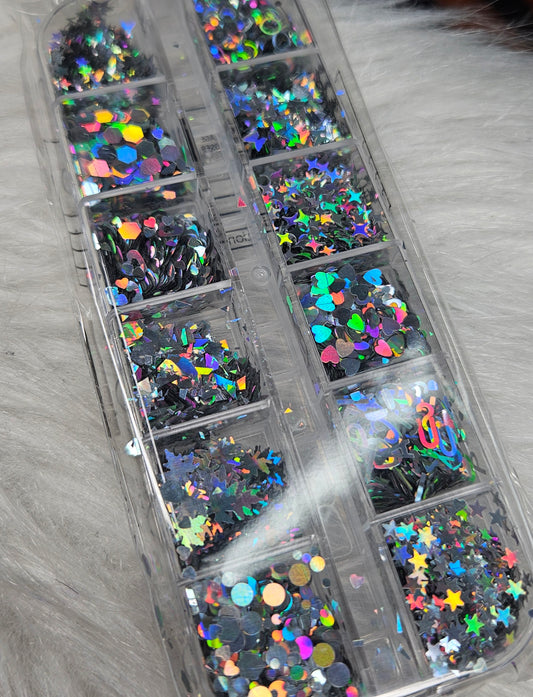 Holo mixed sequins | 12 grid