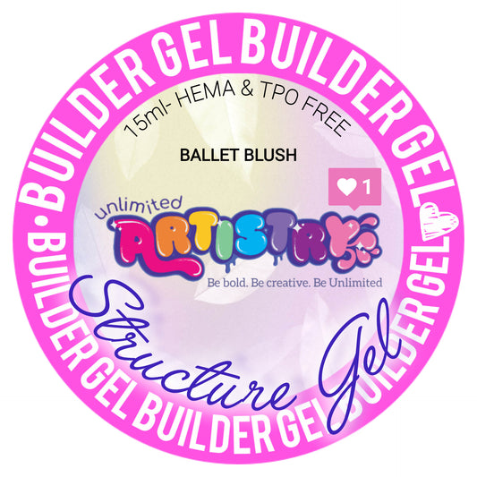 BALLET BLUSH Structure Gel: 15ml jar