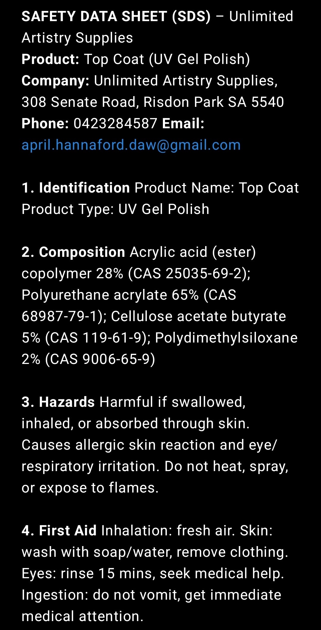 Strong Top Coat | 15ml