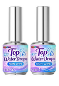 CLEAR Water Drops Top Coat | 2pc set
