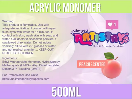 Acrylic Monomer | 500ml Peach