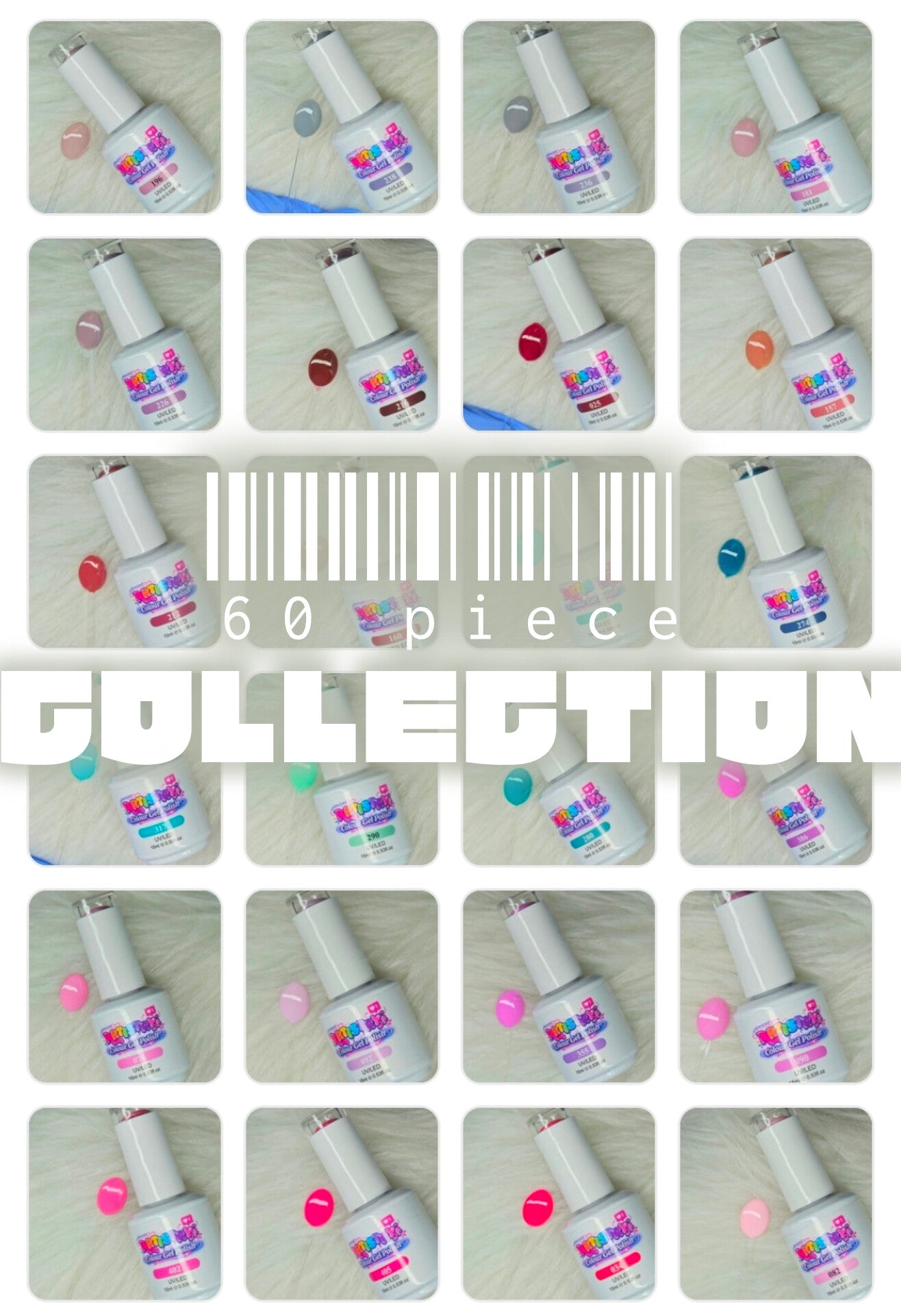 UAS Gel Polish | Full 60-colour series Collection