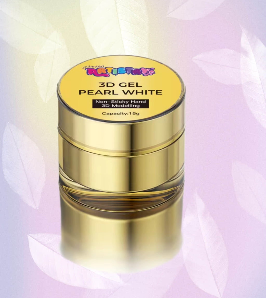 3D Gummy Gel | Pearl White