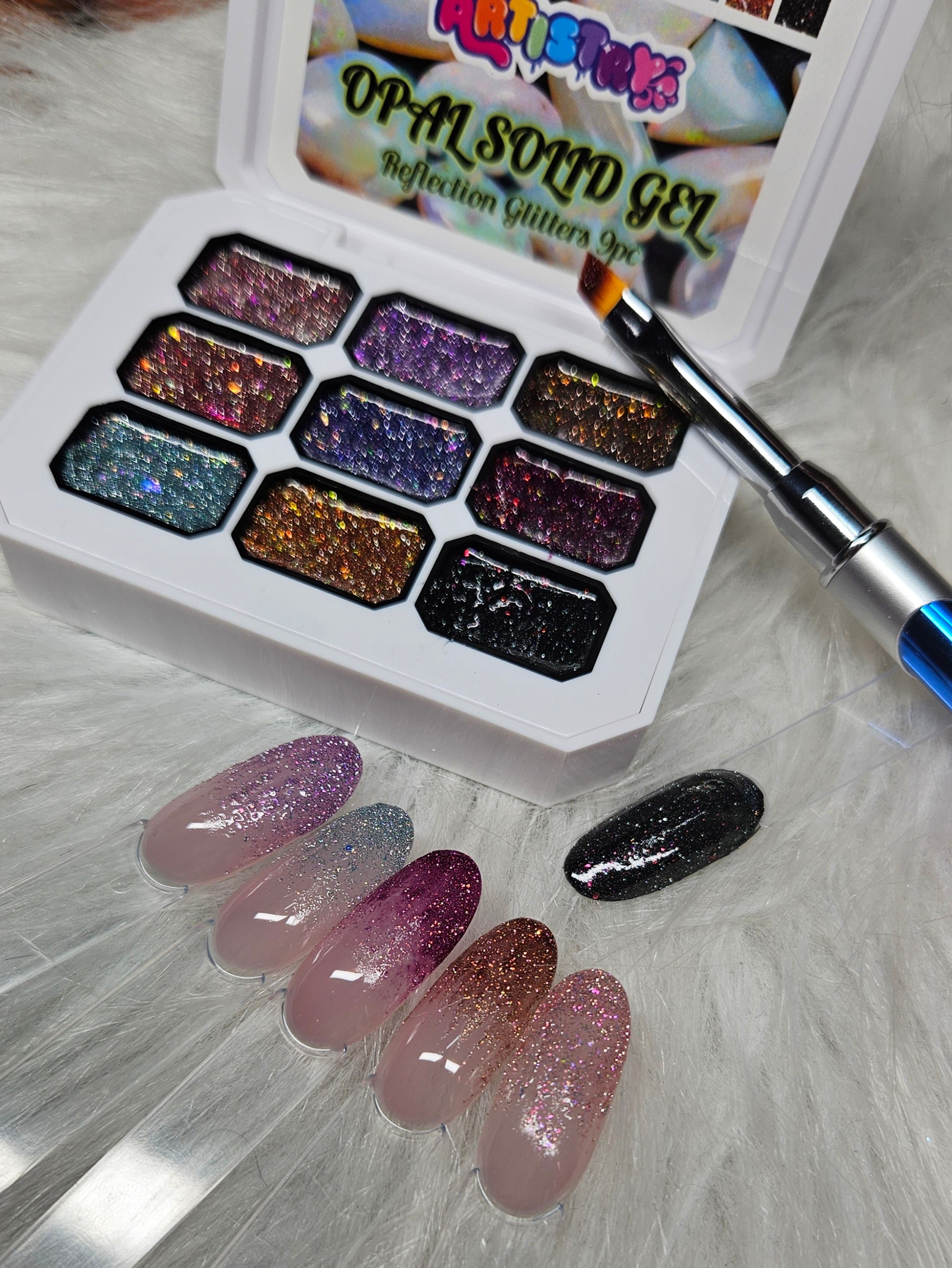 Opal Solid Gel | 9pc palette