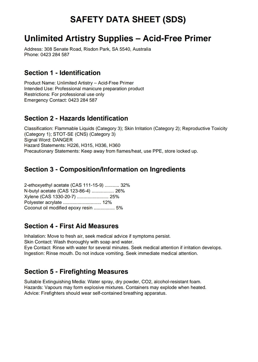Acrylic Primer/Dehydrator 15ml | Duo