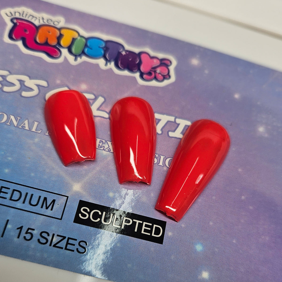 Express Gelly Tips | Short Natural Coffin